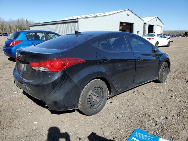 5NPDH4AE1DH403943 - 2013 HYUNDAI ELANTRA GLS BLACK photo 3