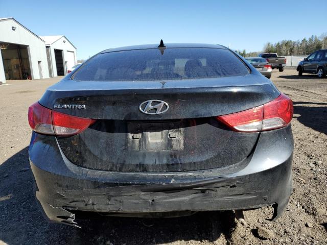 5NPDH4AE1DH403943 - 2013 HYUNDAI ELANTRA GLS BLACK photo 6