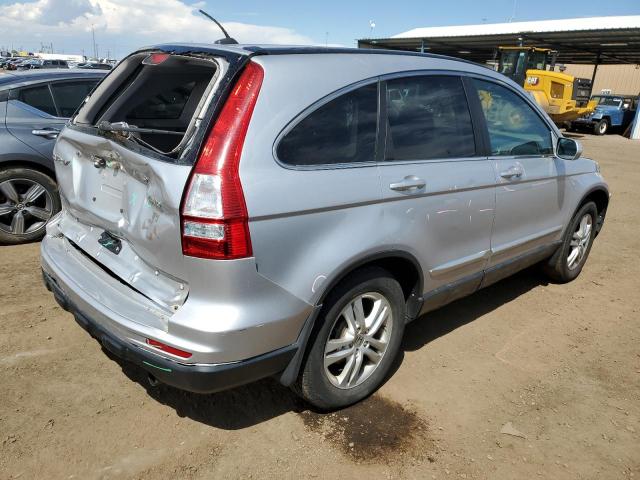 5J6RE4H70AL041871 - 2010 HONDA CR-V EXL SILVER photo 3