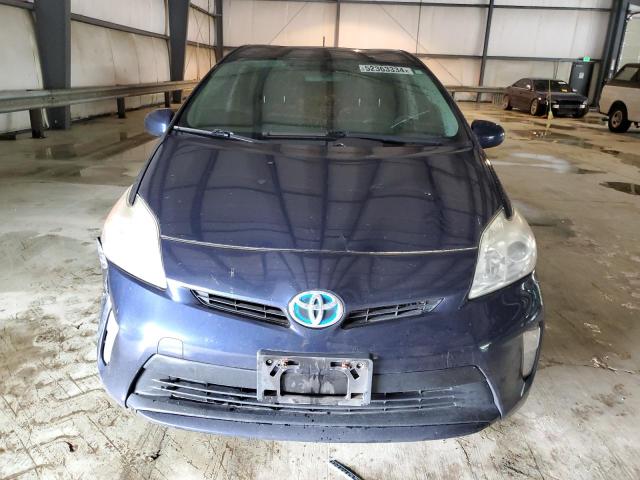 JTDKN3DU4C0336053 - 2012 TOYOTA PRIUS BLUE photo 5