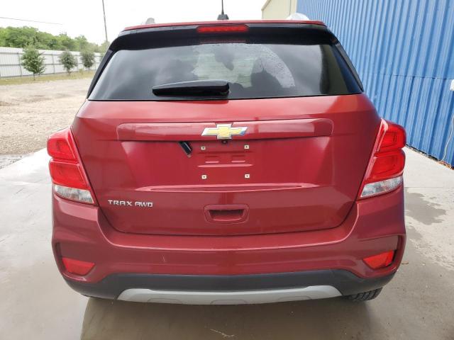 KL7CJPSM6NB531442 - 2022 CHEVROLET TRAX 1LT MAROON photo 6