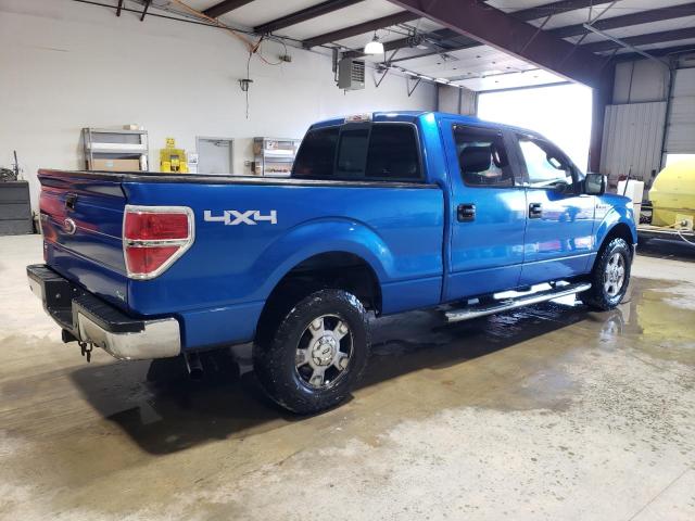 1FTFW1EV4AFA30202 - 2010 FORD F150 SUPERCREW BLUE photo 3