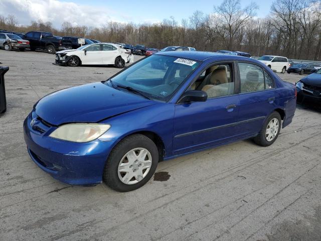 1HGES163X4L012489 - 2004 HONDA CIVIC DX VP Կապույտ լուսանկար 1