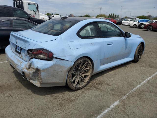 3MF13DM0XR8E31720 - 2024 BMW M2 BLUE photo 3