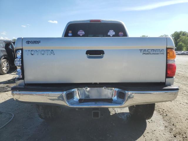 5TEGN92N54Z436605 - 2004 TOYOTA TACOMA DOUBLE CAB PRERUNNER SILVER photo 6