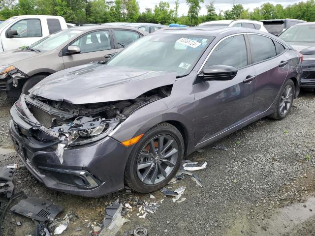 19XFC1F74LE206218 - 2020 HONDA CIVIC EXL ნაცრისფერი ფოტო 1