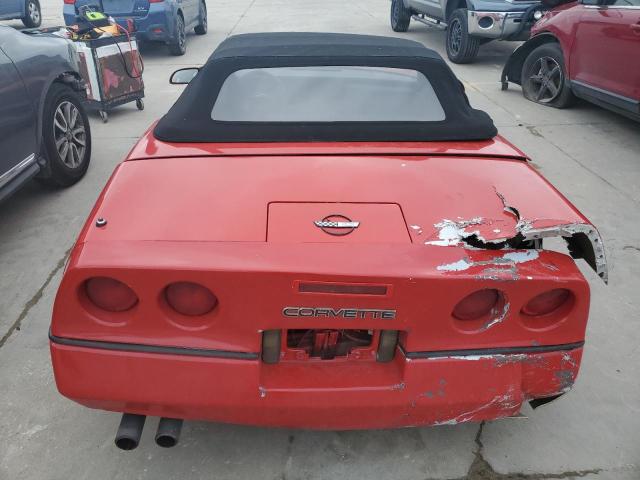 1G1YY3180H5117201 - 1987 CHEVROLET CORVETTE RED photo 6