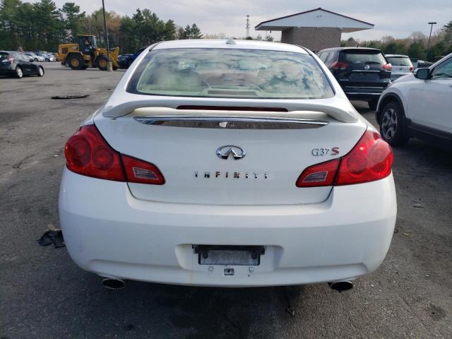 JNKCV61F89M360366 - 2009 INFINITI G37 WHITE photo 6