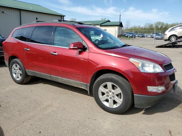 1GNKVJED3CJ117959 - 2012 CHEVROLET TRAVERSE LT RED photo 4