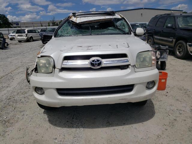 5TDZT38A36S264381 - 2006 TOYOTA SEQUOIA LIMITED WHITE photo 5