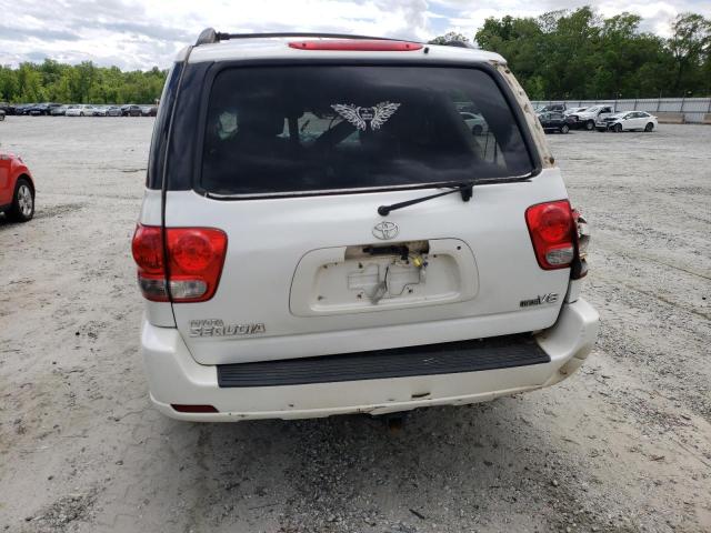 5TDZT38A36S264381 - 2006 TOYOTA SEQUOIA LIMITED WHITE photo 6