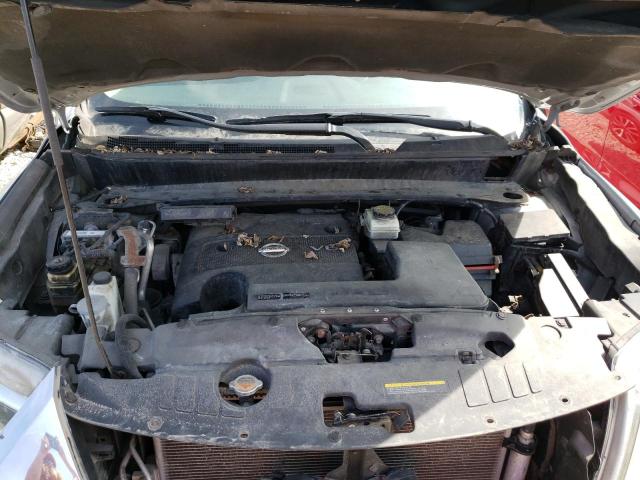 5N1AR2MM3DC669883 - 2013 NISSAN PATHFINDER S SILVER photo 11