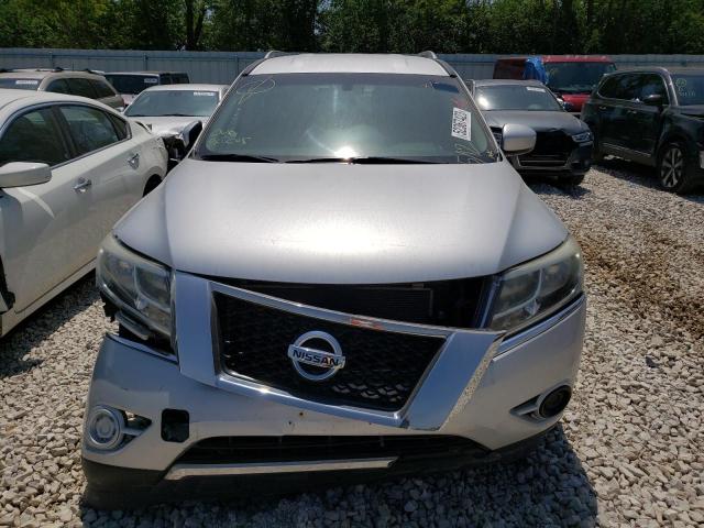 5N1AR2MM3DC669883 - 2013 NISSAN PATHFINDER S SILVER photo 5