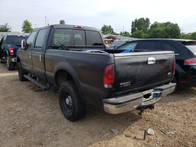 1FTNW21L24EA83299 - 2004 FORD F250 SUPER BLACK photo 3