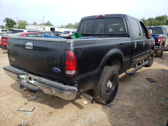 1FTNW21L24EA83299 - 2004 FORD F250 SUPER BLACK photo 4