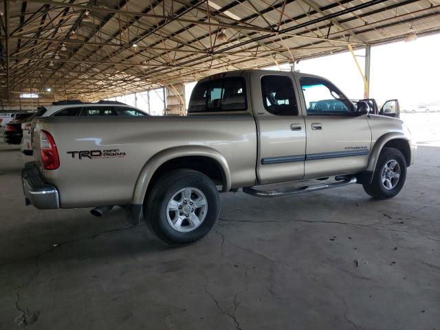 5TBRT34155S457824 - 2005 TOYOTA TUNDRA ACCESS CAB SR5 TAN photo 3