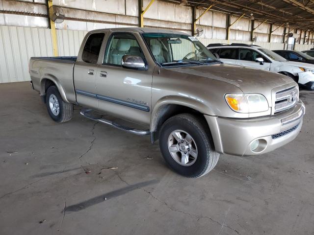 5TBRT34155S457824 - 2005 TOYOTA TUNDRA ACCESS CAB SR5 TAN photo 4