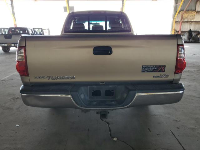 5TBRT34155S457824 - 2005 TOYOTA TUNDRA ACCESS CAB SR5 TAN photo 6