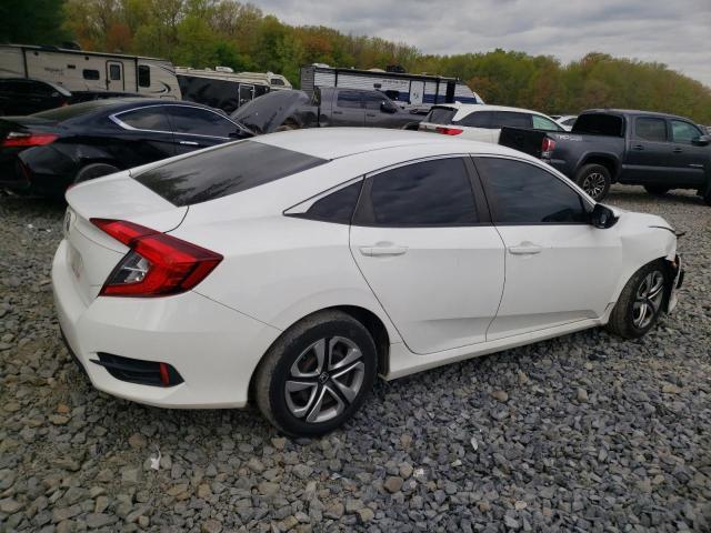 2HGFC2F51JH608561 - 2018 HONDA CIVIC LX WHITE photo 3