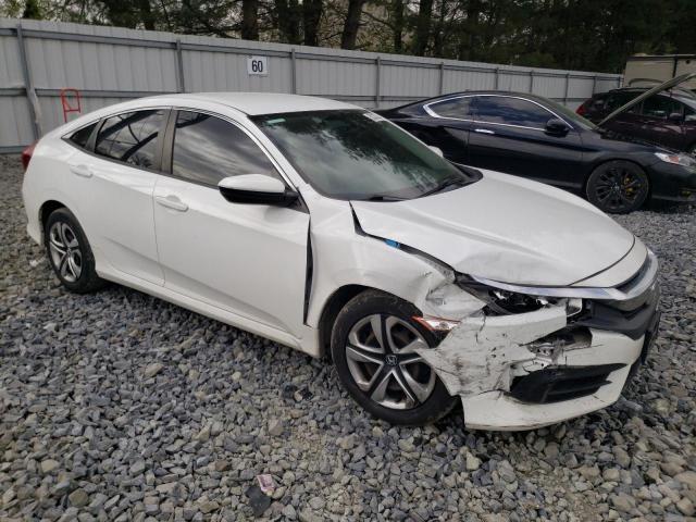 2HGFC2F51JH608561 - 2018 HONDA CIVIC LX WHITE photo 4