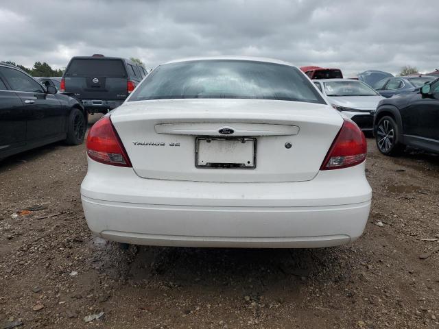 1FAFP53U27A122208 - 2007 FORD TAURUS SE WHITE photo 6