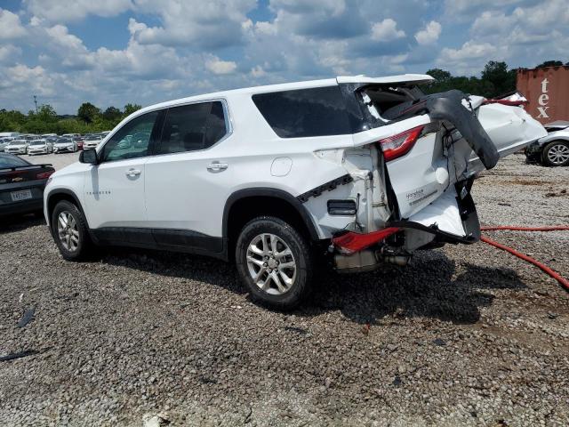 1GNERLKW9KJ117384 - 2019 CHEVROLET TRAVERSE LS WHITE photo 2