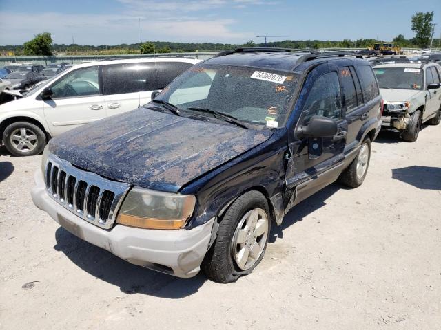 1J4GW48S51C501020 - 2001 JEEP GRAND CHER LAREDO BLUE photo 2