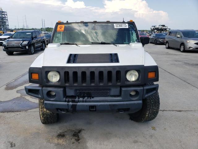 5GRGN23UX3H146873 - 2003 HUMMER H2 WHITE photo 5