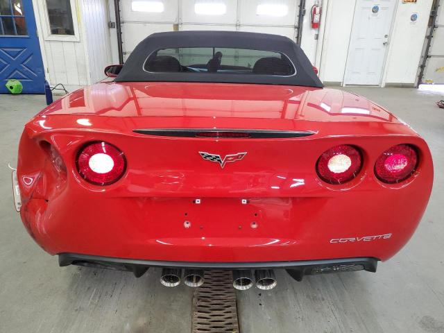 1G1YY36W185112953 - 2008 CHEVROLET CORVETTE RED photo 6