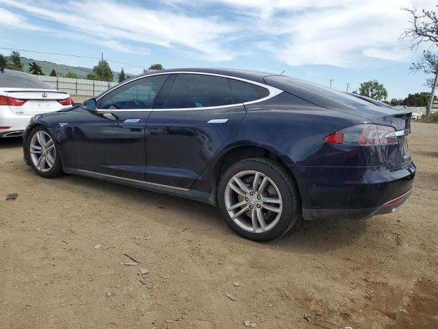 5YJSA1H19EFP62499 - 2014 TESLA MODEL S BLUE photo 2