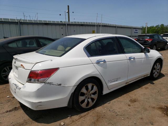 1HGCP26828A165766 - 2008 HONDA ACCORD EXL WHITE photo 3