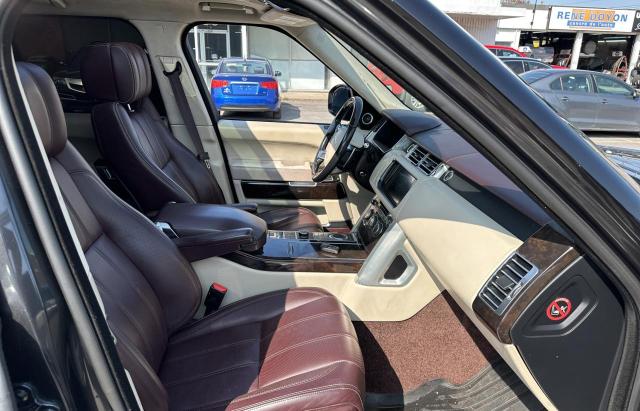 SALGV2TF8EA172282 - 2014 LAND ROVER RANGE ROVE AUTOBIOGRAPHY GRAY photo 5
