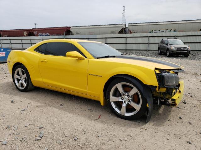 2G1FK1EJ0A9175442 - 2010 CHEVROLET CAMARO SS YELLOW photo 4