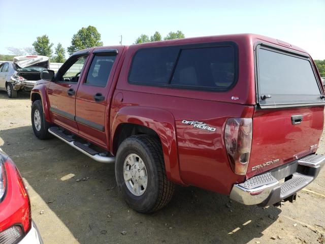 1GTDT136158189250 - 2005 GMC CANYON RED photo 2