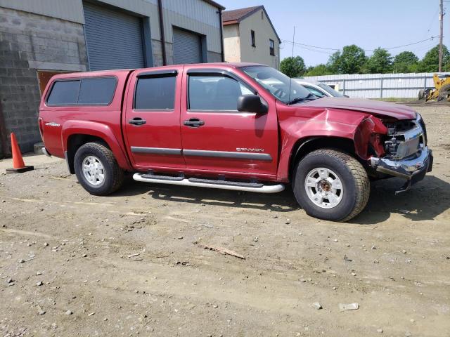 1GTDT136158189250 - 2005 GMC CANYON RED photo 4