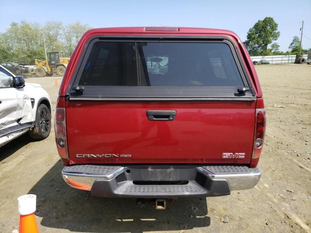 1GTDT136158189250 - 2005 GMC CANYON RED photo 6