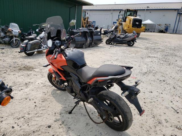 JKALEEF13GDA11148 - 2016 KAWASAKI KLE650 F ORANGE photo 3