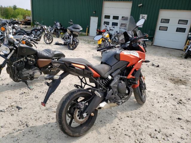 JKALEEF13GDA11148 - 2016 KAWASAKI KLE650 F ORANGE photo 4