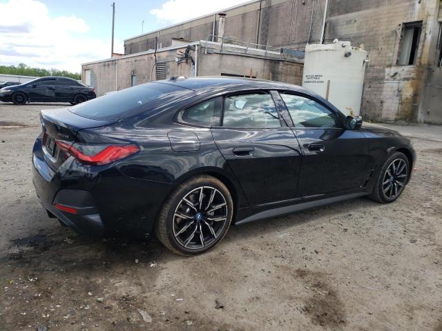 WBY73AW02RFR55362 - 2024 BMW I4 EDRIVE 40 BLACK photo 3