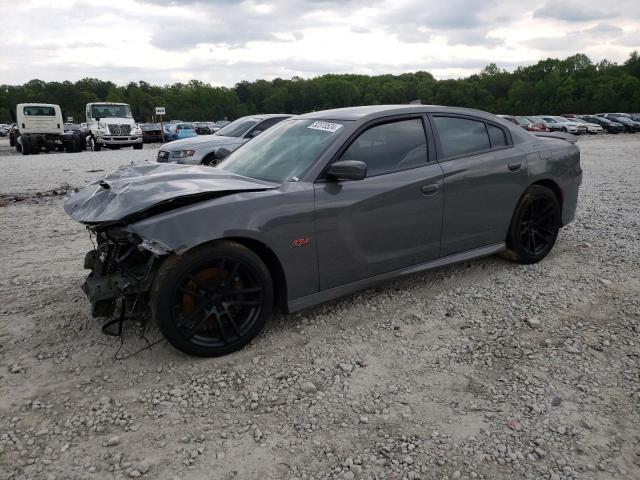 2C3CDXGJ8KH697171 - 2019 DODGE CHARGER SCAT PACK GRAY photo 1