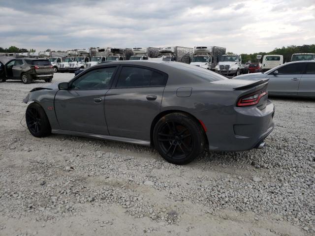 2C3CDXGJ8KH697171 - 2019 DODGE CHARGER SCAT PACK GRAY photo 2