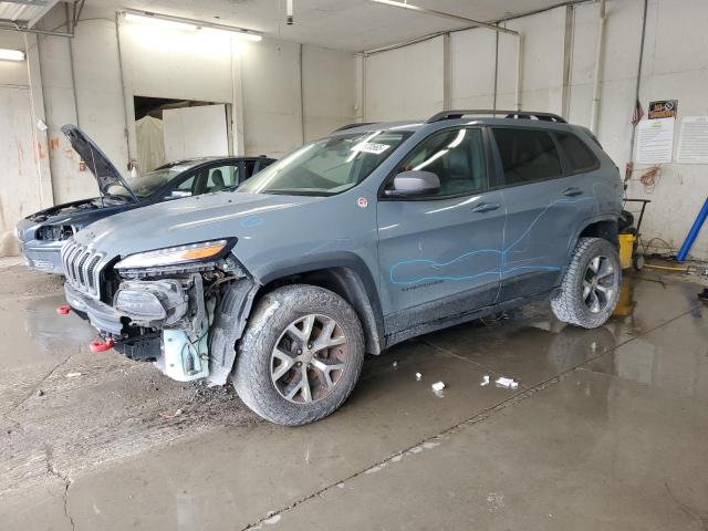 1C4PJMBB0EW309277 - 2014 JEEP CHEROKEE TRAILHAWK CHARCOAL photo 1