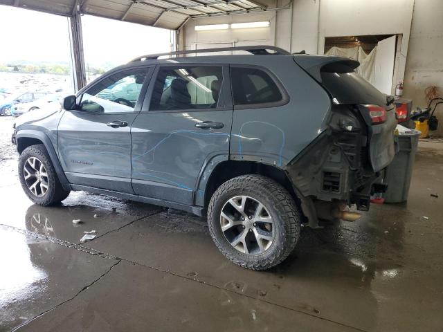 1C4PJMBB0EW309277 - 2014 JEEP CHEROKEE TRAILHAWK CHARCOAL photo 2