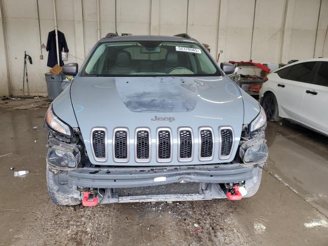 1C4PJMBB0EW309277 - 2014 JEEP CHEROKEE TRAILHAWK CHARCOAL photo 5