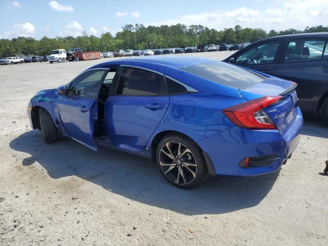 2HGFC2F81MH546478 - 2021 HONDA CIVIC SPORT BLUE photo 2