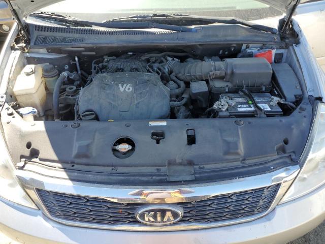 KNDMG4C78C6494350 - 2012 KIA SEDONA LX SILVER photo 12