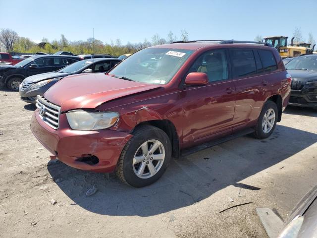 5TDBK3EH5AS011013 - 2010 TOYOTA HIGHLANDER RED photo 1