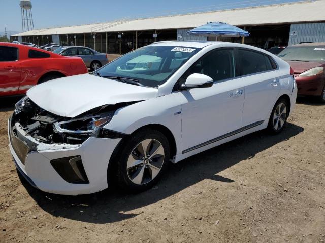 KMHC05LH9HU009288 - 2017 HYUNDAI IONIQ LIMITED WHITE photo 1