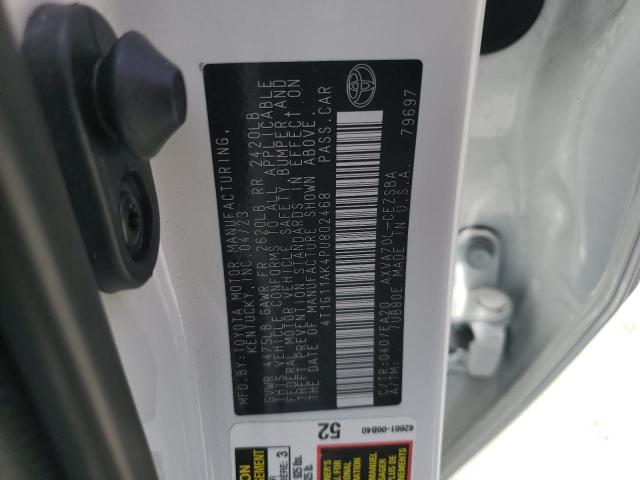 4T1G11AK4PU802468 - 2023 TOYOTA CAMRY SE NIGHT SHADE WHITE photo 13