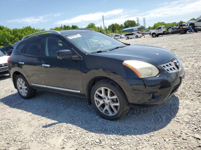 JN8AS5MT3CW282057 - 2012 NISSAN ROGUE S BLACK photo 4